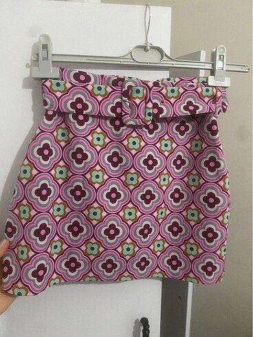 Zara pembe mini etek