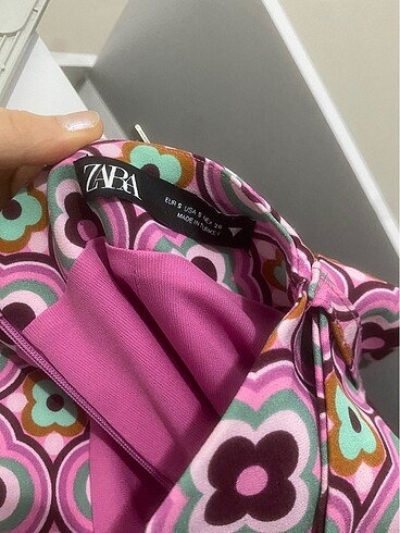 s Beden pembe Renk Zara pembe mini etek