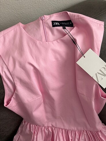 Zara Zara pembe kısa elbise
