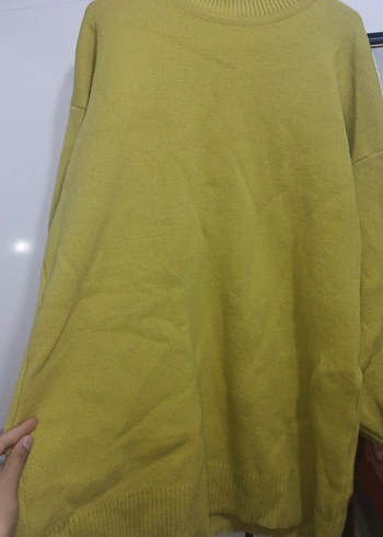 çağla yeşili Salaş Kadın Sweatshirt - Görsel 4