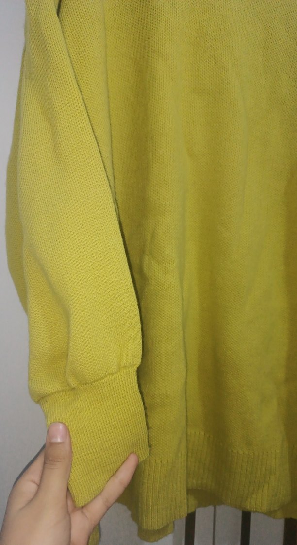 çağla yeşili Salaş Kadın Sweatshirt - Görsel 3