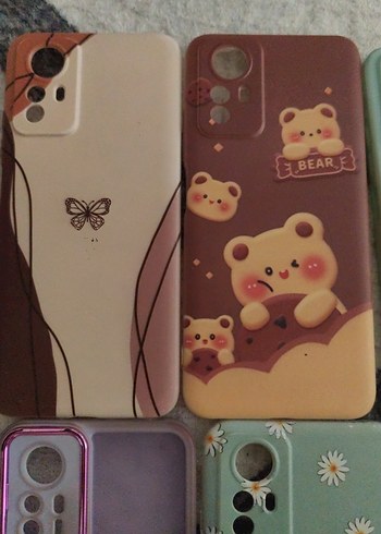 Redmi 12S telefon kılıfı 
Parlak Bohem Tarzı Pastel Renk - Görsel 3