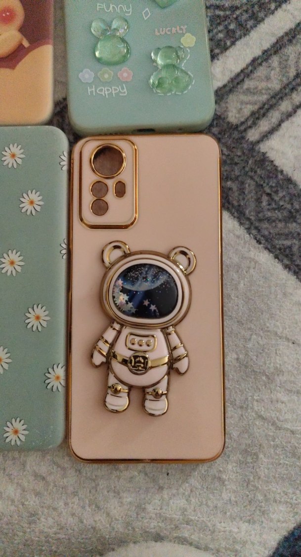 Redmi 12S telefon kılıfı 
Parlak Bohem Tarzı Pastel Renk - Görsel 2