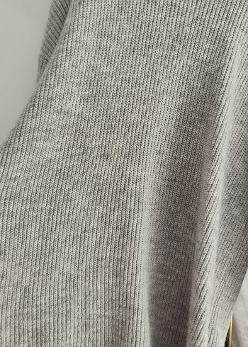 gri örme kazak - Görsel 2