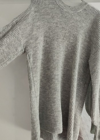 gri örme kazak - Görsel 4