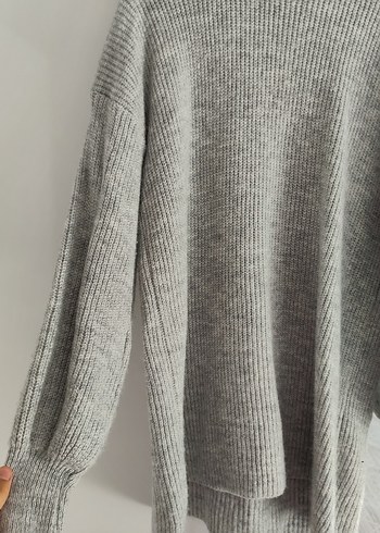 gri örme kazak - Görsel 3