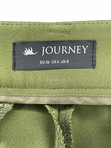 36 Beden yeşil Renk Journey Kumaş Pantolon %70 İndirimli.