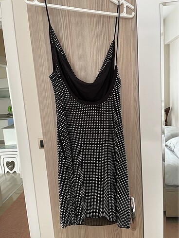 Zara Zara taşlı elbise