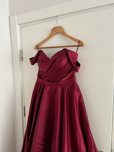 ÖZEL DİKİM ÇOK ŞIK KINA ELBİSESİ - Görsel 6