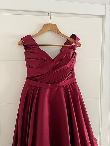 ÖZEL DİKİM ÇOK ŞIK KINA ELBİSESİ - Görsel 5