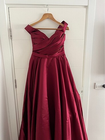 ÖZEL DİKİM ÇOK ŞIK KINA ELBİSESİ - Görsel 4