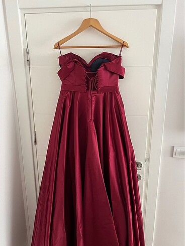 ÖZEL DİKİM ÇOK ŞIK KINA ELBİSESİ - Görsel 7