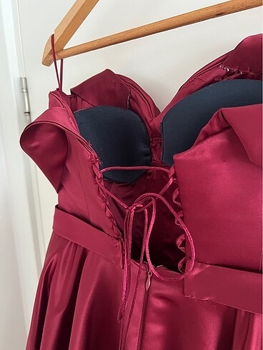 ÖZEL DİKİM ÇOK ŞIK KINA ELBİSESİ - Görsel 10