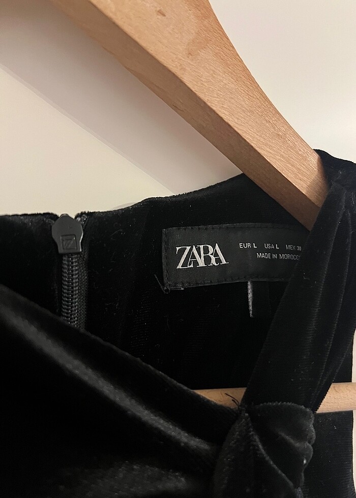 KADİFE MİDİ BOY ELBİSE - Görsel 3