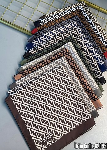 Fendi ithal vual twill eşarp