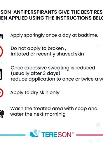 (Yeni üretim 2028) Tereson Terleme önleyicii solüsyon - Görsel 6