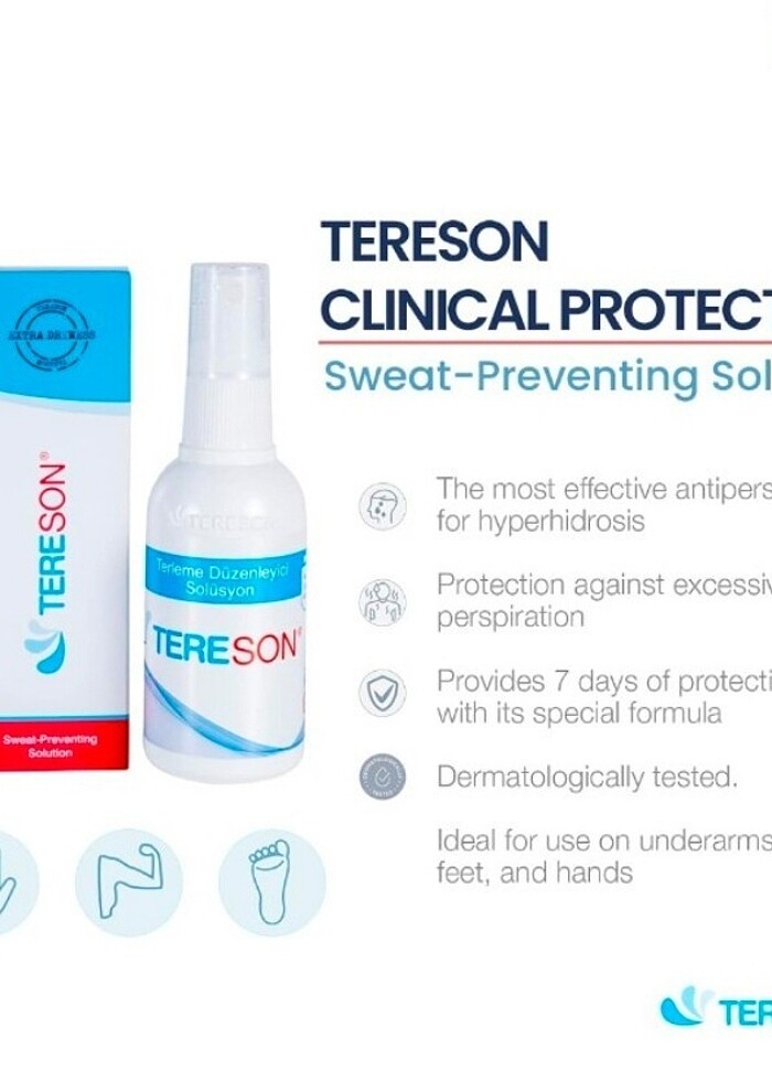 (Yeni üretim 2028) Tereson Terleme önleyicii solüsyon - Görsel 3