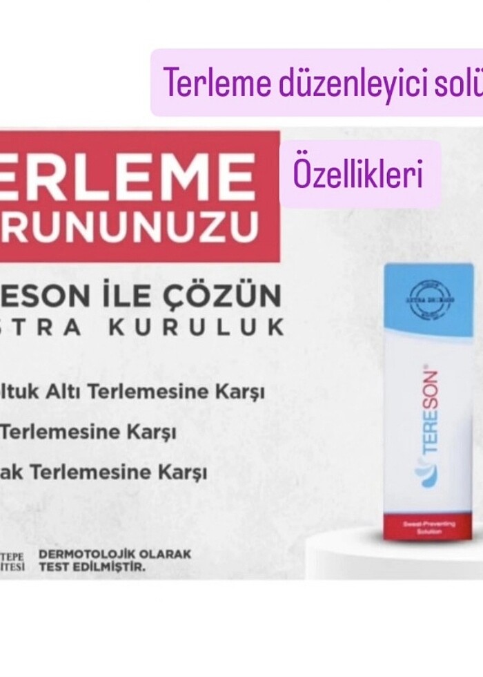 Krem deodorant  +. Ter önleyici solüsyon  (yeni üretim ) - Görsel 4