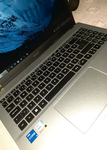 Acer Gri Renkli Laptop Bilgisayar
