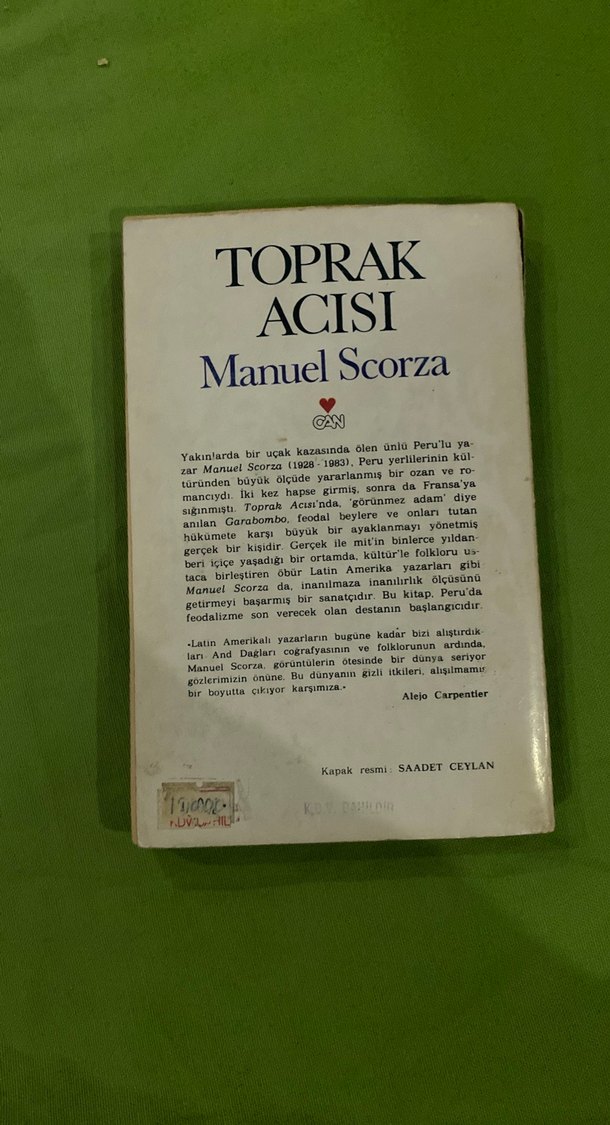 Toprak Acısı - Manuel Scorza - Görsel 2