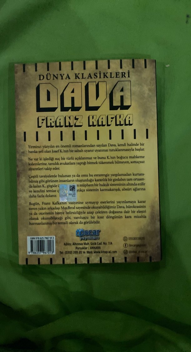 Franz Kafka - Dava (Dünya Klasikleri) - Görsel 2