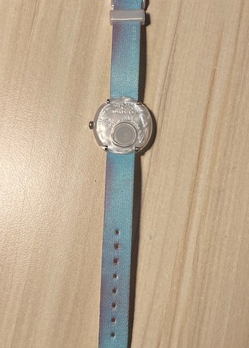 Bej Vintage Şeffaf Kordonlu Çocuk Kol Saati - Görsel 3