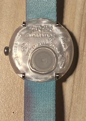 Bej Vintage Şeffaf Kordonlu Çocuk Kol Saati - Görsel 4