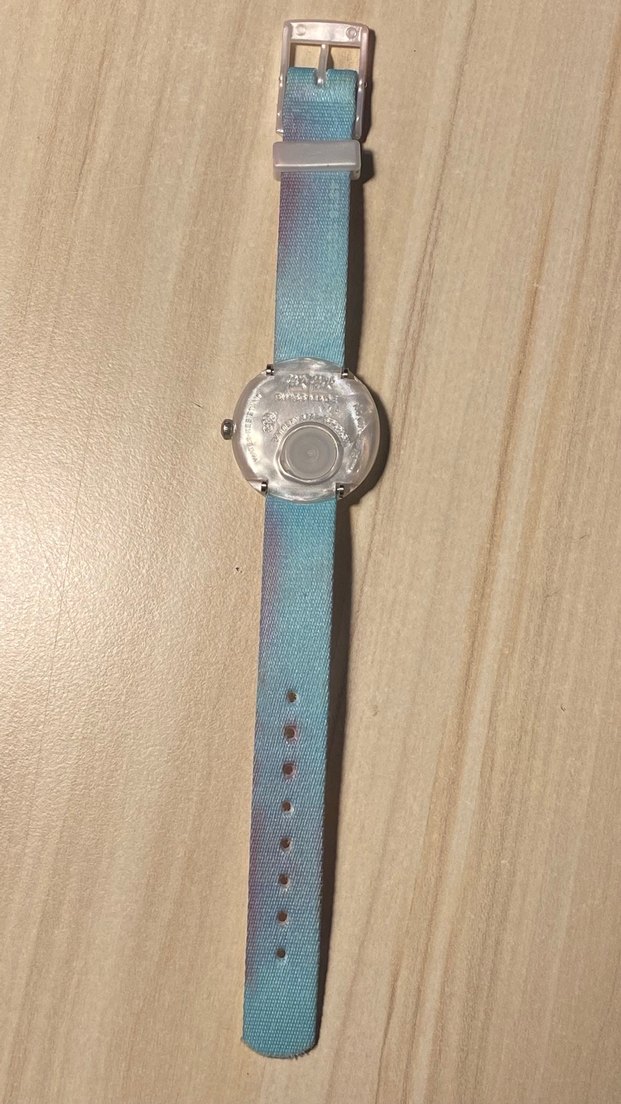 Bej Vintage Şeffaf Kordonlu Çocuk Kol Saati - Görsel 3