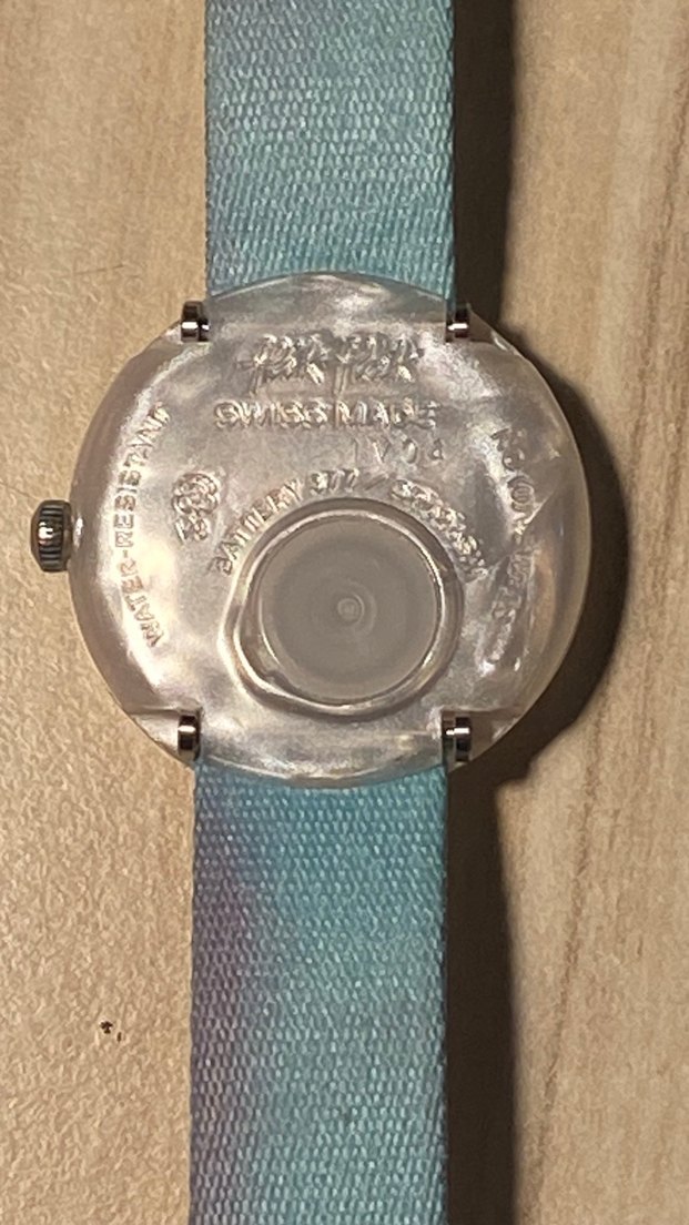 Bej Vintage Şeffaf Kordonlu Çocuk Kol Saati - Görsel 4