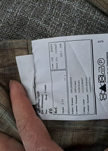 ALTINYILDIZ KARELİ CEKET - Görsel 2