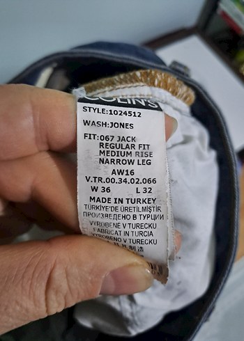 Orijinal Colin's Erkek Kot Pantolon - Görsel 3