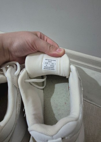 36 Beden beyaz Renk ZARA BEYAZ Kadın Platform Spor Ayakkabı