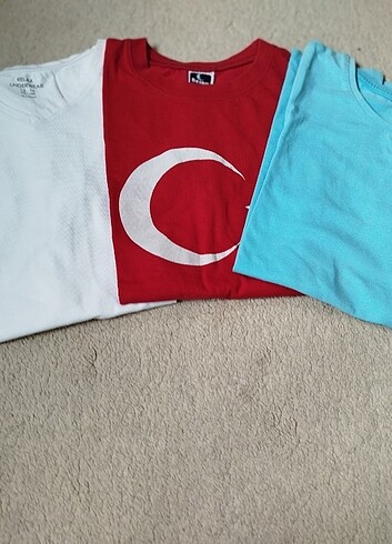 13-14 Yaş Beden Çocuk tşort 3 adet