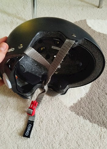 Siyah Bisiklet/kaykay Kaskı Oxelo - Görsel 2