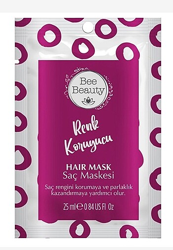 Bee Beauty renk koruyucu saç maskesi