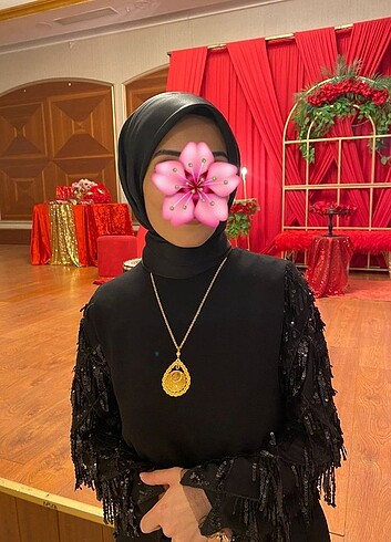 Kolu pullu elbise - Görsel 2