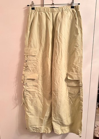 ZARA paraşüt kumaş pantolon - Görsel 2