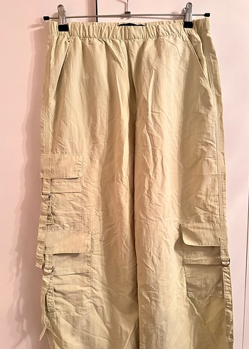ZARA paraşüt kumaş pantolon - Görsel 4