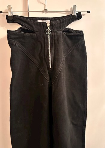 BERSHKA Kadın Denim Pantolon - Görsel 4