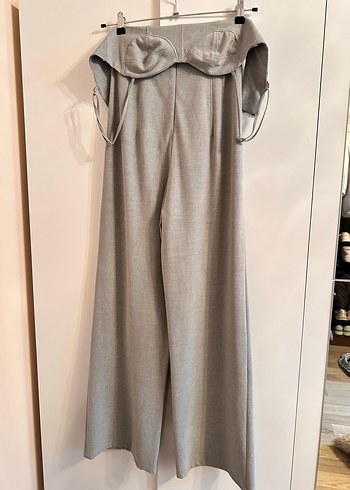 BERSHKA askılı sırt detaylı tulum - Görsel 3