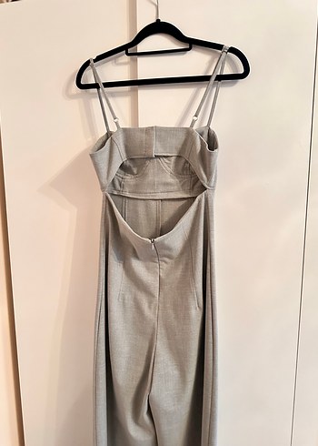 BERSHKA askılı sırt detaylı tulum - Görsel 7