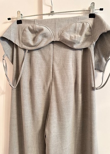 BERSHKA askılı sırt detaylı tulum - Görsel 2