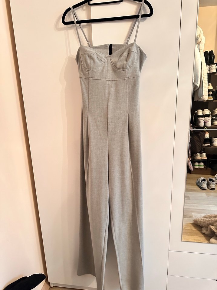 BERSHKA askılı sırt detaylı tulum - Görsel 5