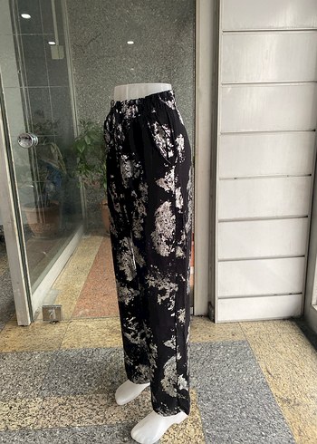 xl Beden Gri Bağcıklı Street Wear Kadın Pantolon