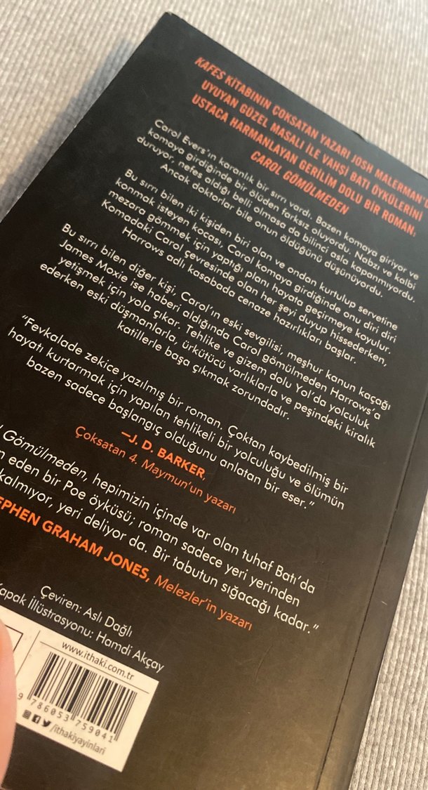 Carol Gömülmeden - Josh Malerman - Görsel 4