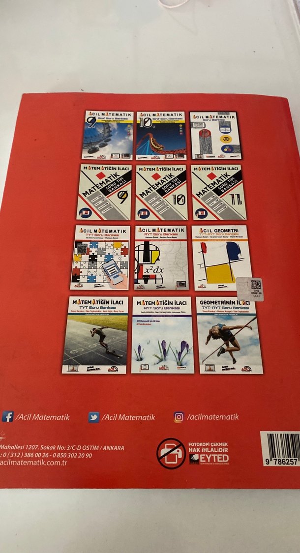 Acil Matematik 11. Sınıf Soru Bankası - Görsel 5