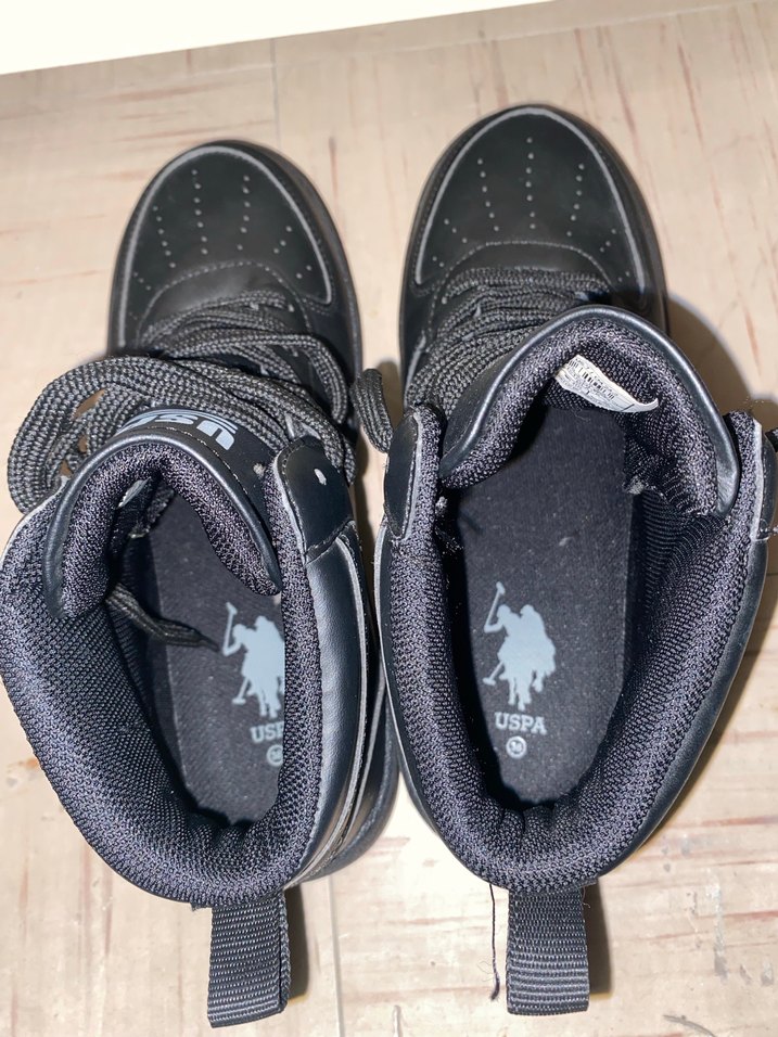 Siyah Bağcıklı erkek çocuk Street Wear Spor Ayakkabı - Görsel 3