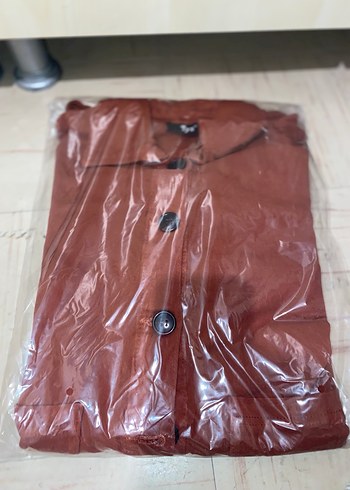 Düğmeli Beyaz Keten Salaş Kadın Gömlek - Görsel 3