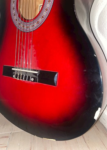 Kırmızı Klasik Gitar - Görsel 4