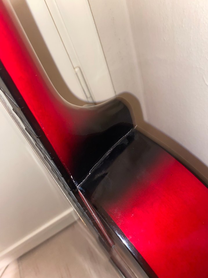 Kırmızı Klasik Gitar - Görsel 5